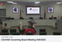 Governing Board Meeting