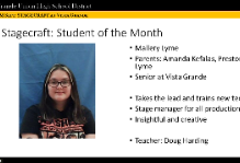 CTE Student of the Month